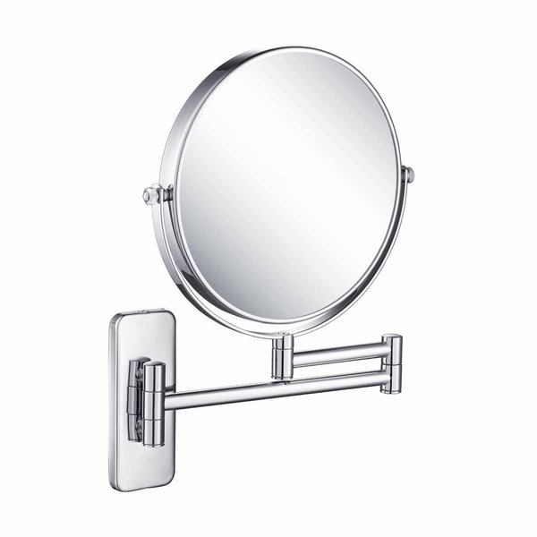 Kibi Wall Mount Magnifying Make Up Mirror - Chrome KMM100CH